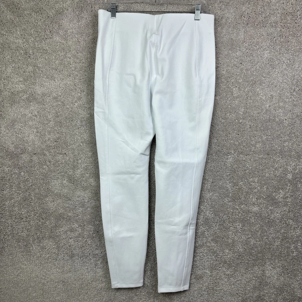 Athleta Glacier White Snow Skinny Pants‎ Size 12 Luxe Fabric Ski Pants